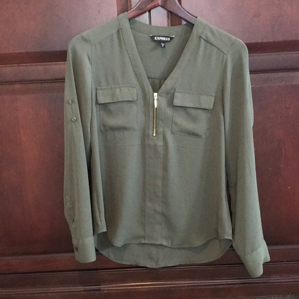 Sheer Green Top
